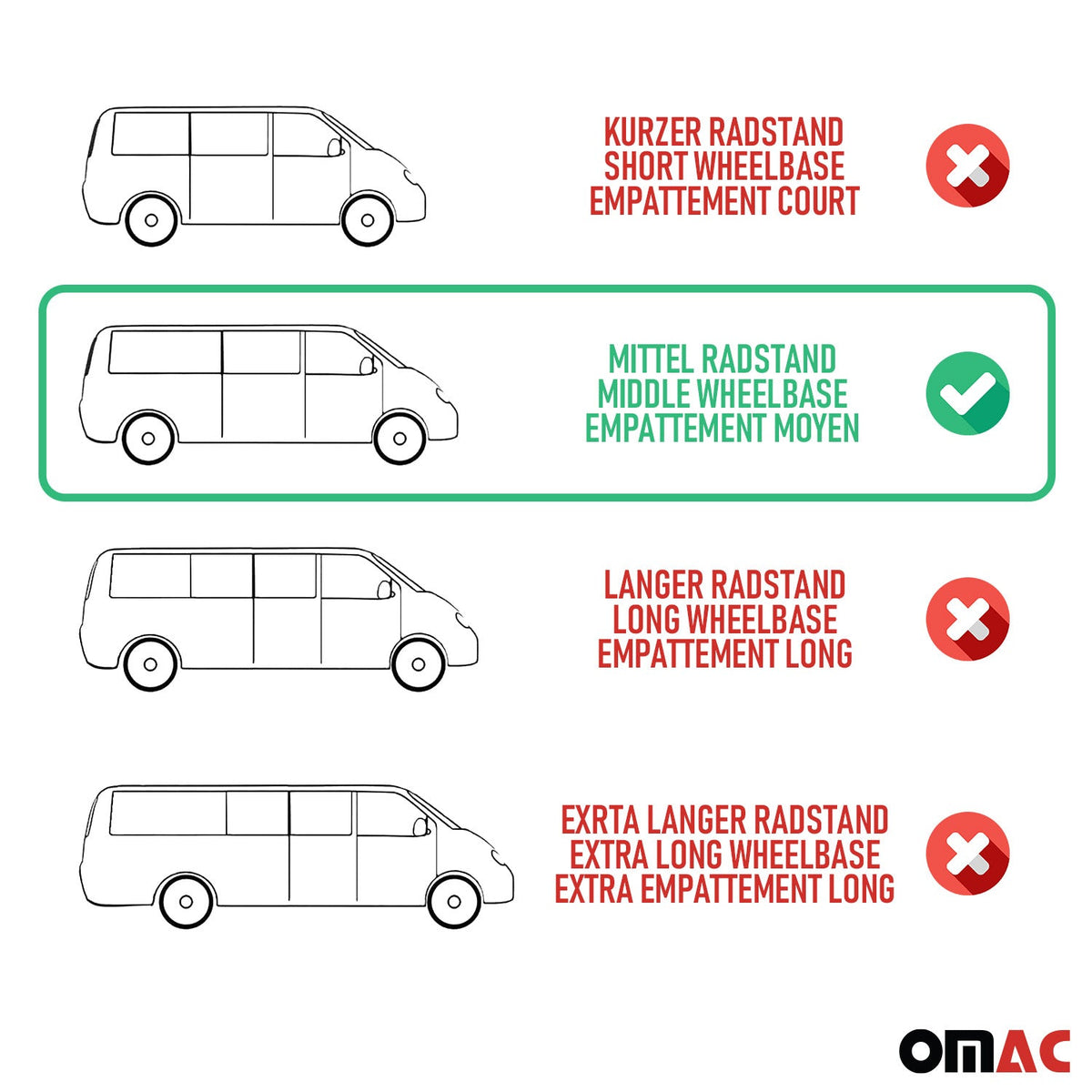 Dachreling für VW T5 T6 Transporter Multivan Caravelle 2003-24 L2 Langer Alu Rot