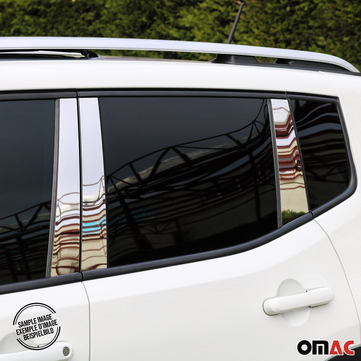 B-Säule Türsäulen Verkleidung für Ford Ecosport 2013-2024 Edelstahl Chrom 6tlg