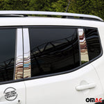 B-Säule Türsäulen Verkleidung für Ford Ecosport 2013-2024 Edelstahl Chrom 6tlg