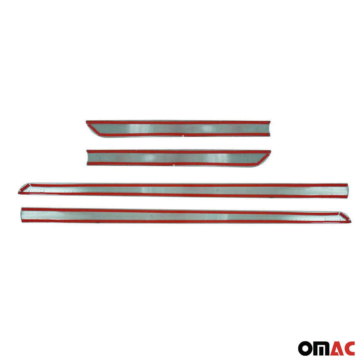Türschutzleiste Seitentürleiste für Citroen C-Elysee 2012-2021 Chrom Stahl 4x