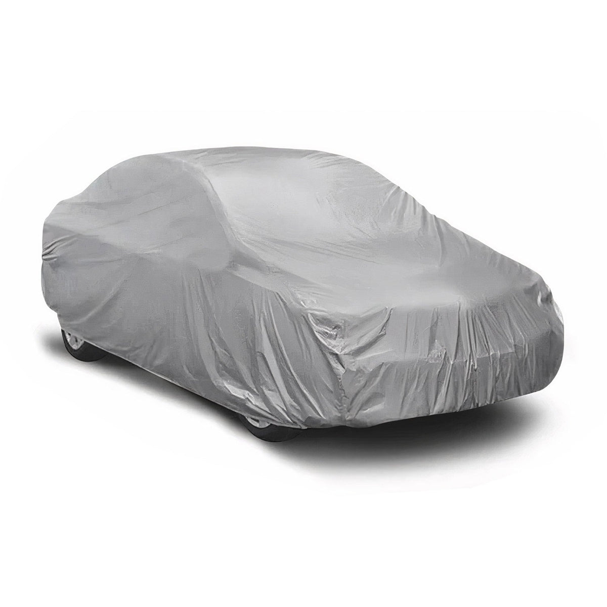 Auto Schutzhülle Vollgarage Autoabdeckung Universal Grau 382x165x140