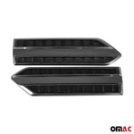 Seitentürleiste Türschutzleiste für Dacia Duster 2010-2018 ABS Schwarz 2x