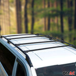 Dachträger für VW T5 T6 Transporter Multivan Caravelle 2003-2024 Schwarz 4 tlg