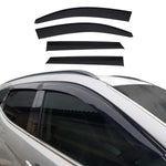 4x Windabweiser Regenabweiser für Hyundai Tucson 2015-2020 Acryl Dunkel