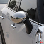 Spiegelkappen Spiegelabdeckung für Mini Cooper R57 2009-2016 Edelstahl Chrom