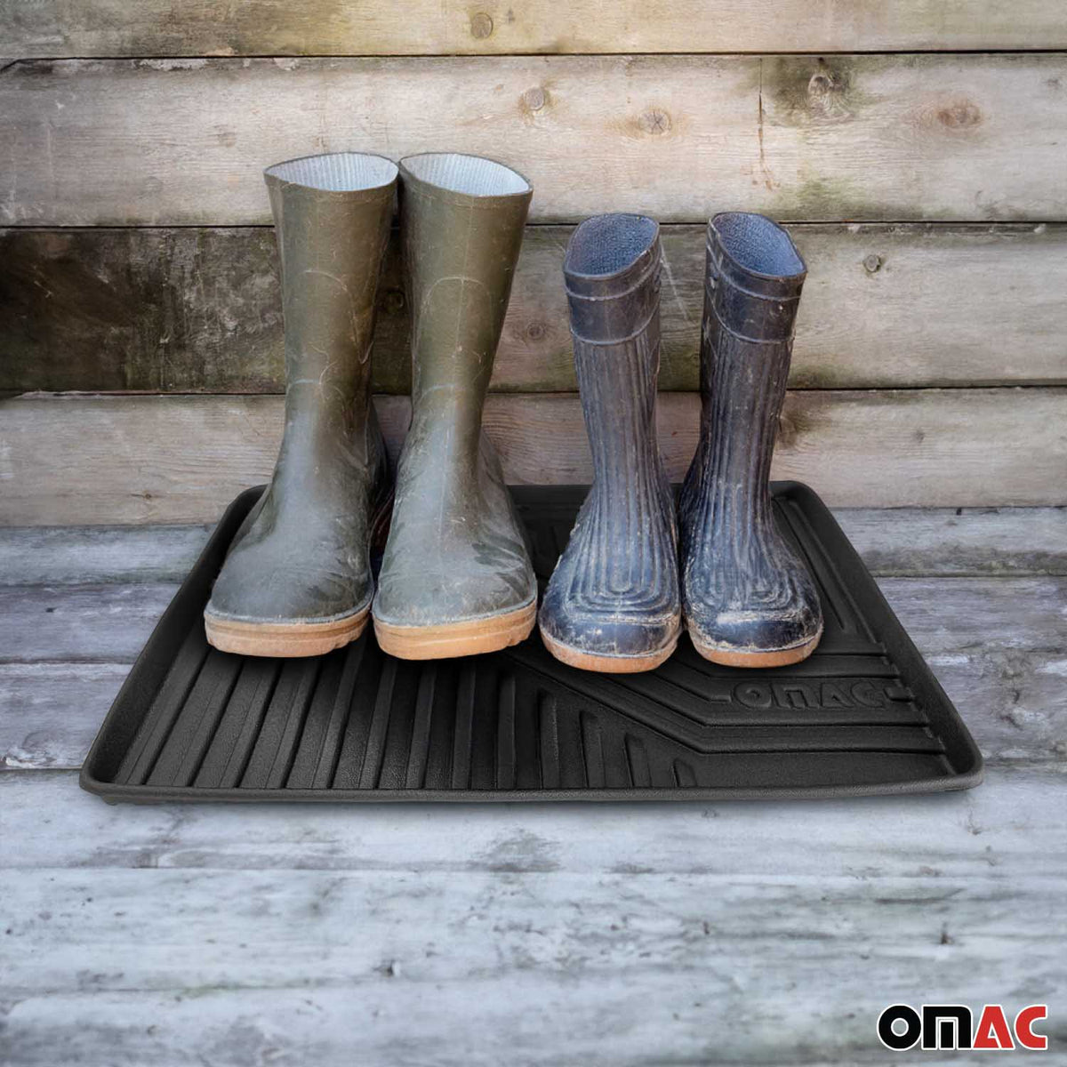 5x OMAC Schuhmatte Sauberlaufmatte Abtropfschale Napfunterlage 43x33cm Unterlage