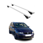 Dachträger Grundträger für Fiat Stilo Kombi 2002-2008 75kg Stahl Silber 2 tlg