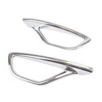 Reflektor Blenden Reflektorleiste für Toyota RAV4 2018-2020 Chrom ABS 2x
