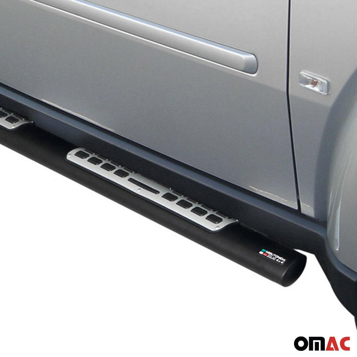 Edelstahl Seitenschweller Schwellerrohre für Dodge Nitro 2007-2012 Schwarz