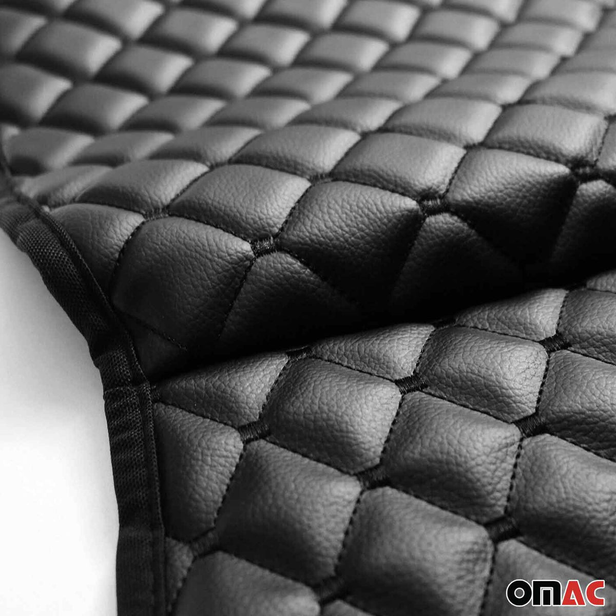 Schonbezug Sitzauflage für Skoda Superb Octavia Fabia Citigo Kunstleder Schwarz
