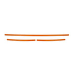 Kühlergrill Leisten für VW T6 Transporter 2015-2019 Highline Edelstahl Orange 3x