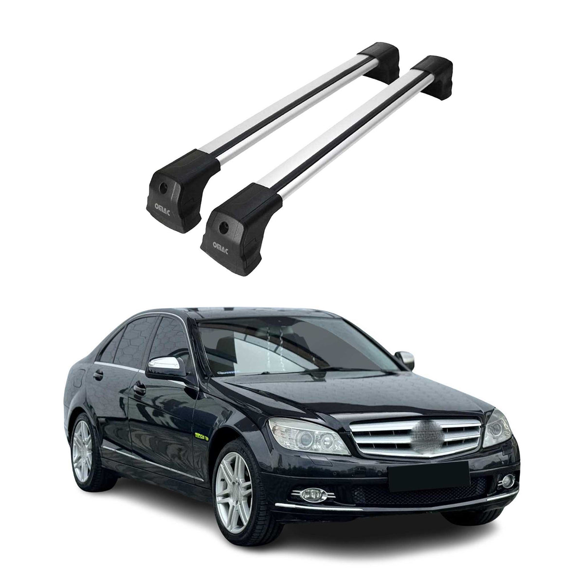 Dachträger Gepäckträger für Mercedes Citan 2013-2021 Silber Aluminium 2 tlg