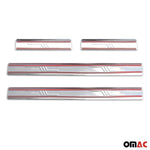 Einstiegsleisten Türschweller für Peugeot 4007 2007-2012 Edelstahl Chrom 4tlg