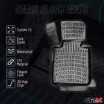 Fußmatten 3D Gummimatten für Renault Symbol Thalia Limo 2013-2020 TPE Schwarz 4x
