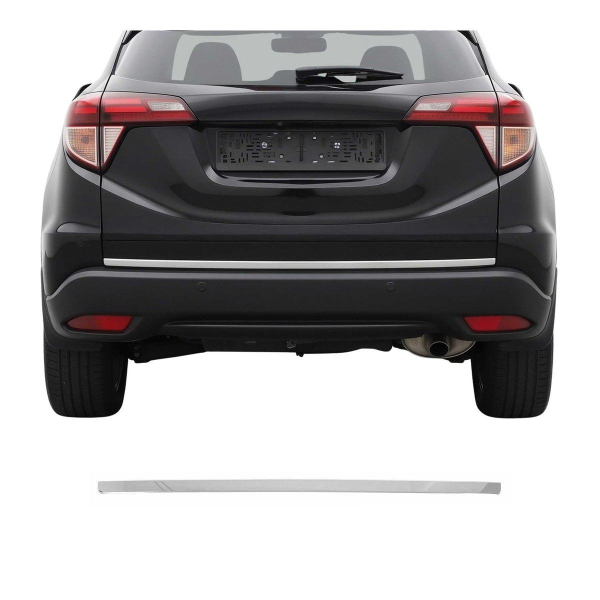 Kofferraumleiste Heckklappe Leiste für Honda HR-V 2015-2021 Edelstahl Chrom