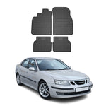 OMAC Gummi Fußmatten für Saab 9-3 2002-2011 Automatten Gummi Schwarz 4tlg
