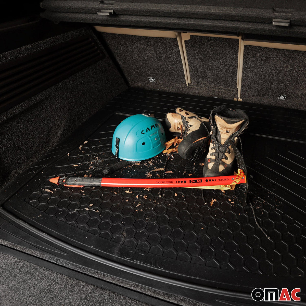 Fußmatten & Kofferraumwanne Set für Volvo XC60 Antirutsch Universal Schwarz