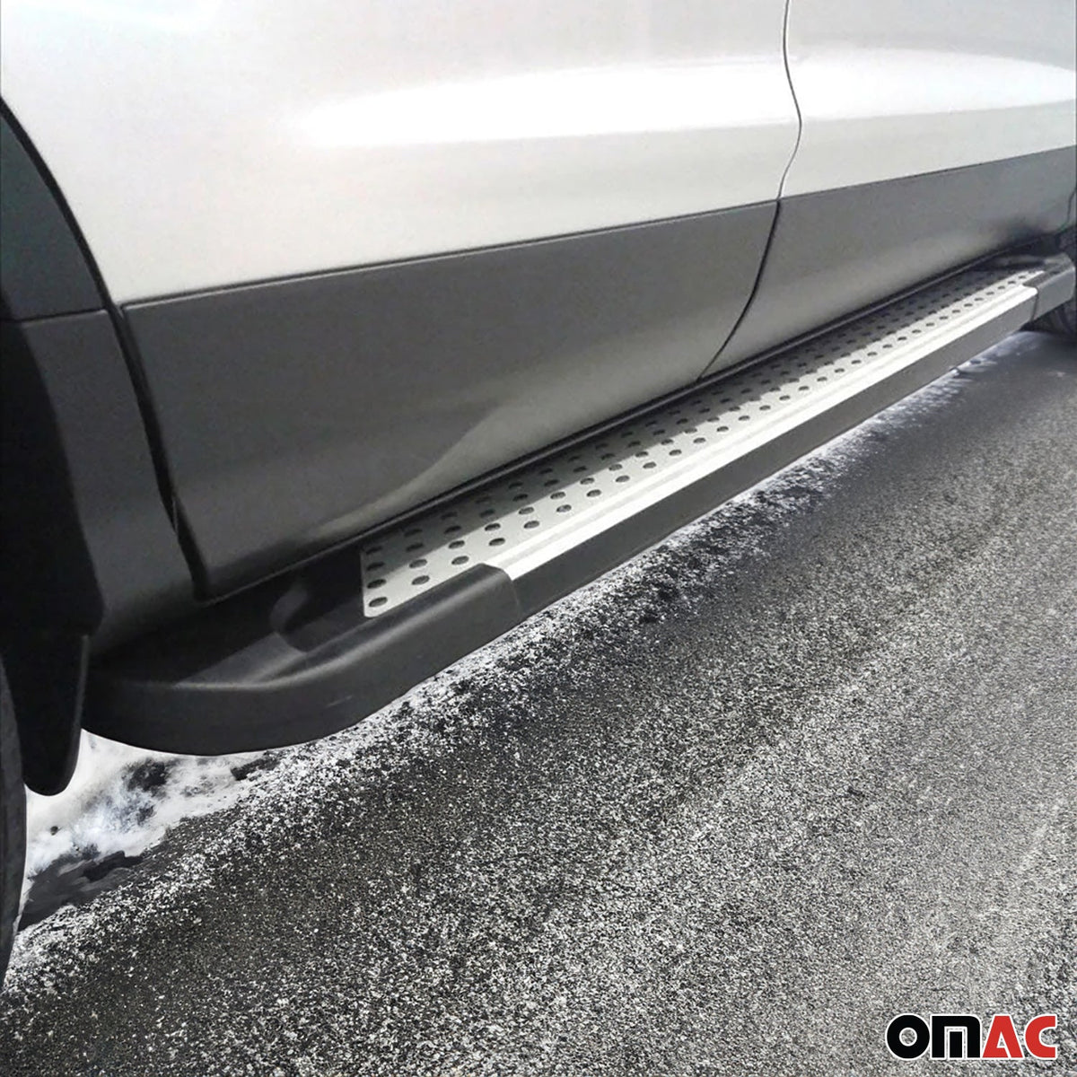 Alu Seitenbretter Trittbretter Schweller für Fiat Scudo 2007-2016 Kurzer Schwarz