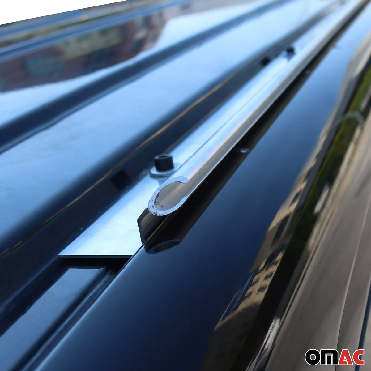 Sonnensegel Kederschiene für Ford Transit / Tourneo Custom ab 2023 L1 Silber Alu