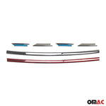 Kühlergrill Leisten Grillleisten für Renault Trafic 2008-2014 Edelstahl Chrom 6x