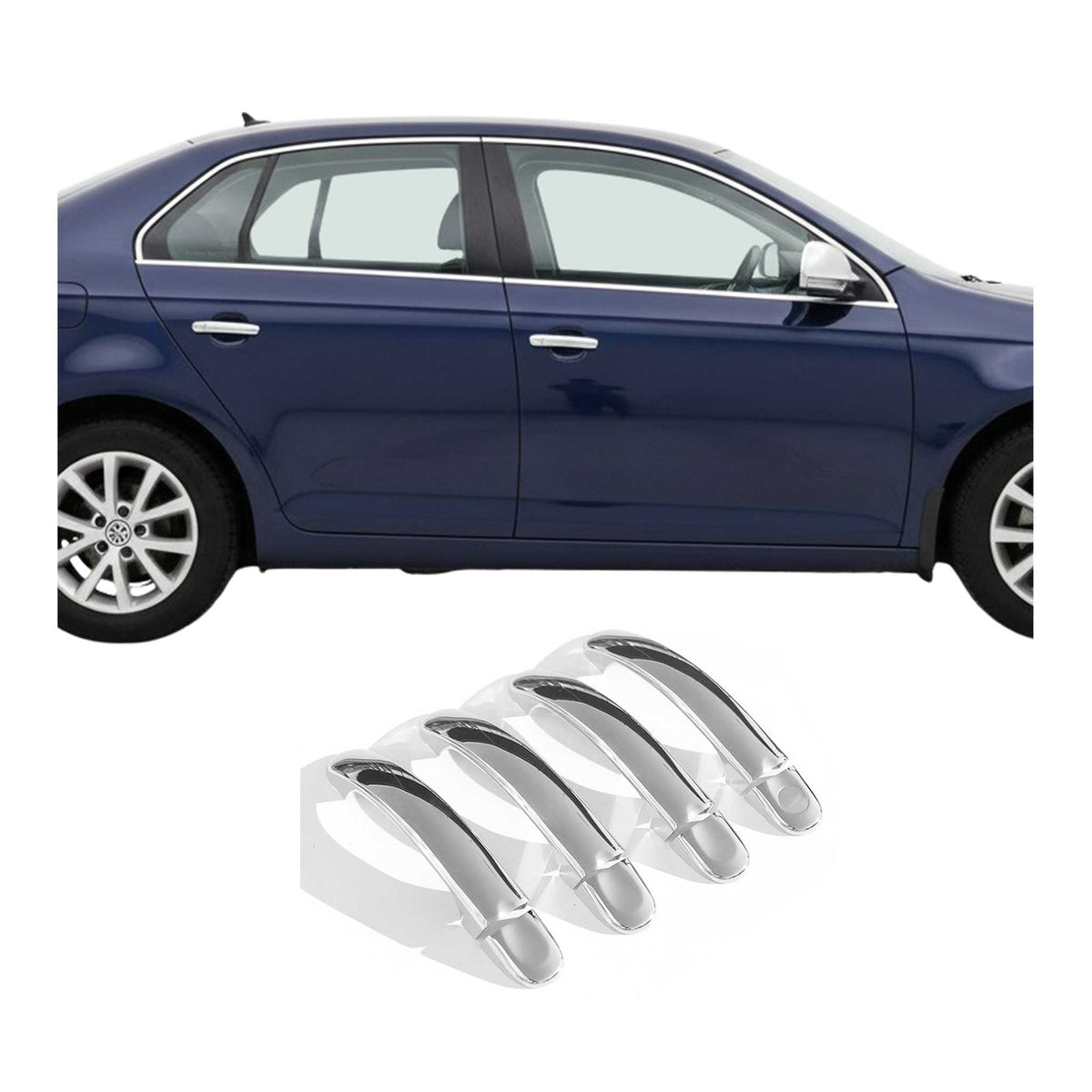 Türgriffe Blenden für VW Golf 2004-2013 Plus Variant CrossGolf Chrom 8tlg