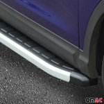 Seitenschweller Seitenbretter Trittbretter für Dodge Nitro 2007-2011 Alu Schwarz