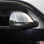 Spiegelkappen Leiste für VW Amarok 2010-2021 Kohlefaser Carbon Schwarz 2tlg