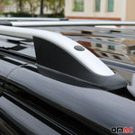 Dachreling Dachgepäckträger für VW Caddy 2003-2015 Kurzer Alu ABE Silber 2x