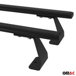 Dachträger für VW T5 T6 Transporter Multivan Caravelle 2003-24 Stahl Schwarz 2x