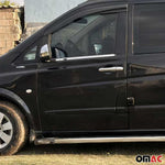 Fensterleisten Zierleisten für Mercedes Viano 2004-2014 Edelstahl Chrom 2tlg