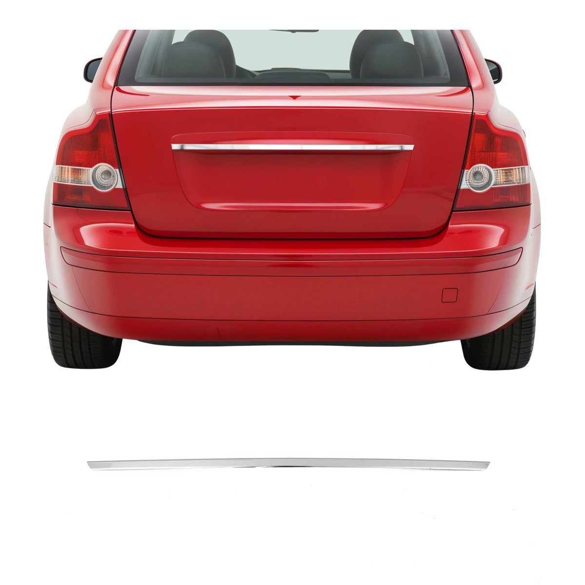 Heckklappe Kofferraumöffner Griff für Volvo S40 2004-2012 Edelstahl Chrom