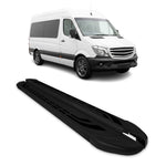 Trittbretter Seitenschweller für Mercedes Sprinter 2006-2018 L2 Alu Schwarz