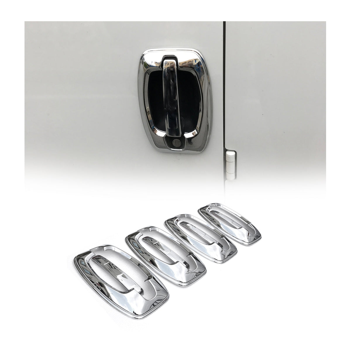 Türgriff Blende Türgriffkappen für Fiat Ducato 2006-2024 4-Tür Chrom ABS 8x
