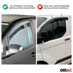 Motorhaube Deflektor Windabweiser Regenabweiser Set für Audi Q7 4L 2006-15 5tlg