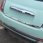 Kofferraumleiste Heckklappe Leiste für Fiat 500 2007-2015 Edelstahl Chrom 1tlg