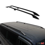 Dachreling Dachgepäckträger für Opel Combo D 2012-2019 L2 Langer Alu Schwarz