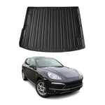 Kofferraumwanne Laderaumwanne für Porsche Cayenne II 2011-2018 Gummi TPE Schwarz