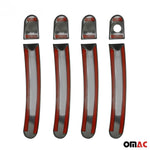 Türgriff Blende Türgriffkappen für VW Multivan T5 2003-2015 4Tür Chrom Dunkel 8x