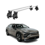 Menabo Dachträger Grundtäger für Citroen C5 X 2022-2026 50kg Stahl Silber 2 tlg