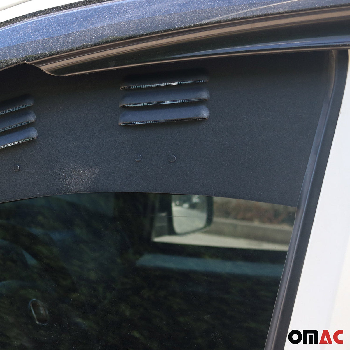 Lüftungsgitter Be & Entlüftung für Citroen Nemo 2008-2017 Aluminium Schwarz 2tlg