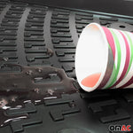 Fußmatten 3D Gummimatten für Ford Transit 2000-2014 Gummi TPE Schwarz 4tlg