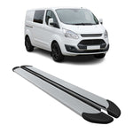 Seitenschweller Trittbretter Schweller für Ford Transit Custom I 2012-23 L2 Alu
