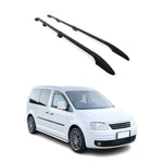 Dachreling Dachgepäckträger für VW Caddy Maxi 2015-2020 L2 Langer RS Alu Schwarz