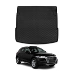 Kofferraummatte Kofferraumwanne für Audi Q5 FY 2017-2024 Gummi TPE Schwarz