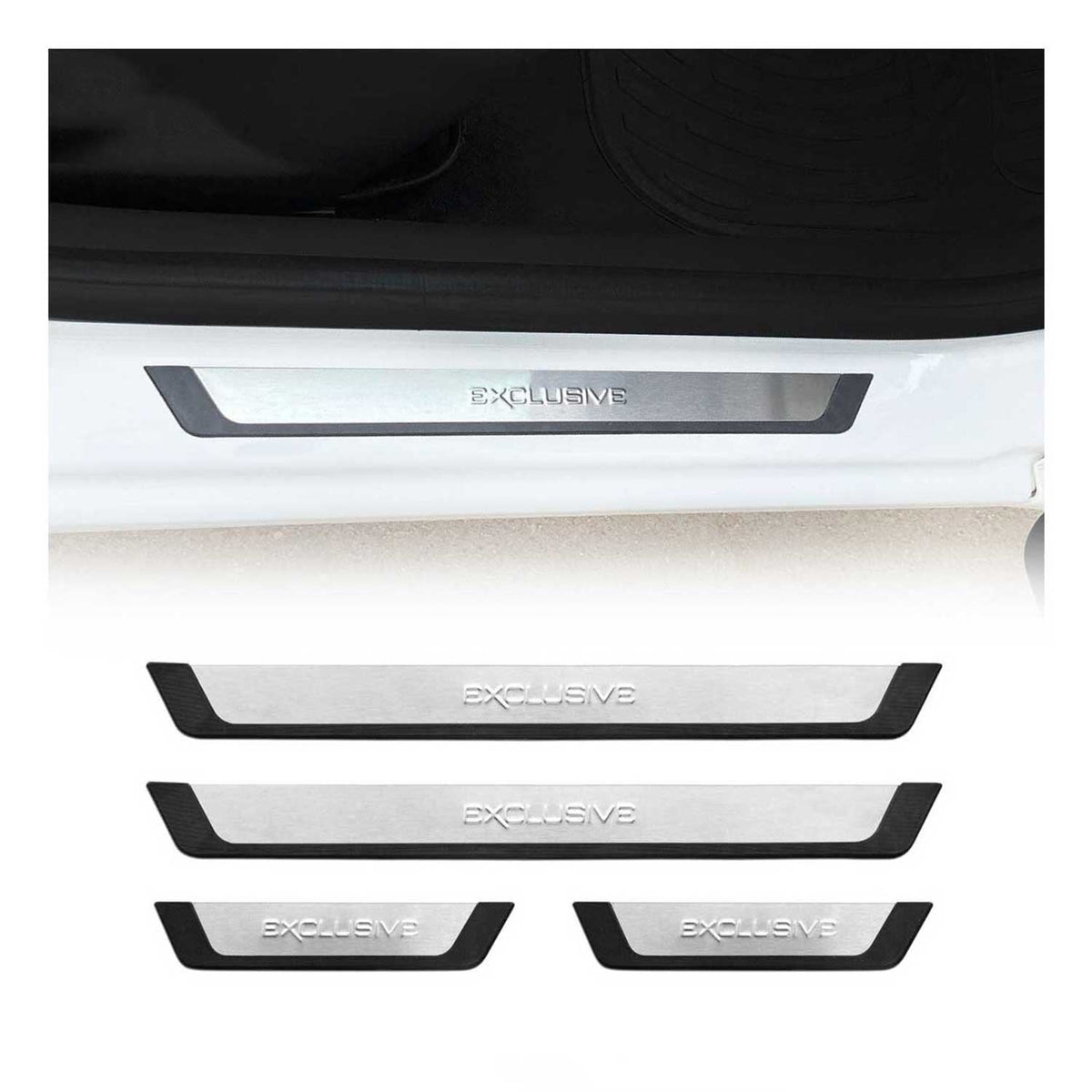 Einstiegsleisten Türschweller Exclusive für Opel Grandland X 2017-2024 Chrom 4x