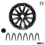 4x Radkappen Radzierblenden Radblenden 15" Zoll Stahlfelgen Schwarz