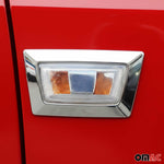 Blinkerrahmen Signalblende Blinker für Dacia Dokker 2012-2021 Edelstahl Chrom