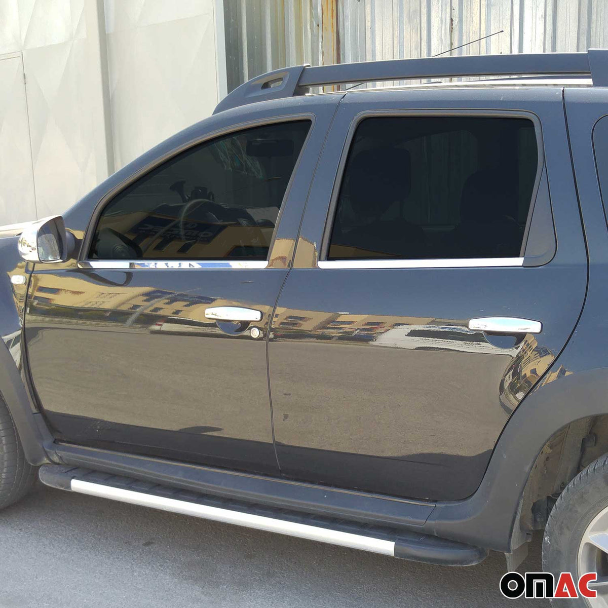 Fensterleisten Zierleisten für Dacia Duster I 2010-2017 Edelstahl Chrom 4tlg
