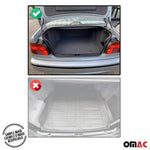 Kofferraumwanne Laderaumwanne für BMW 5er E39 1995-2003 Gummi TPE Schwarz