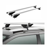 Menabo Dachträger für Nissan Qashqai J11 2014-2017 Pre-FL 75kg Alu Silber 2x